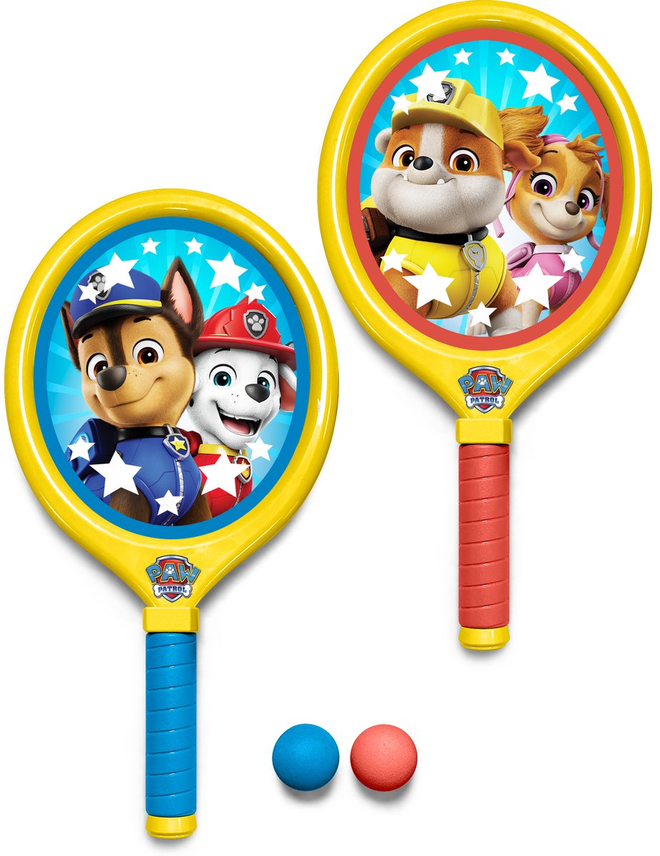 Soft Paddles and balls set PAW PATROL