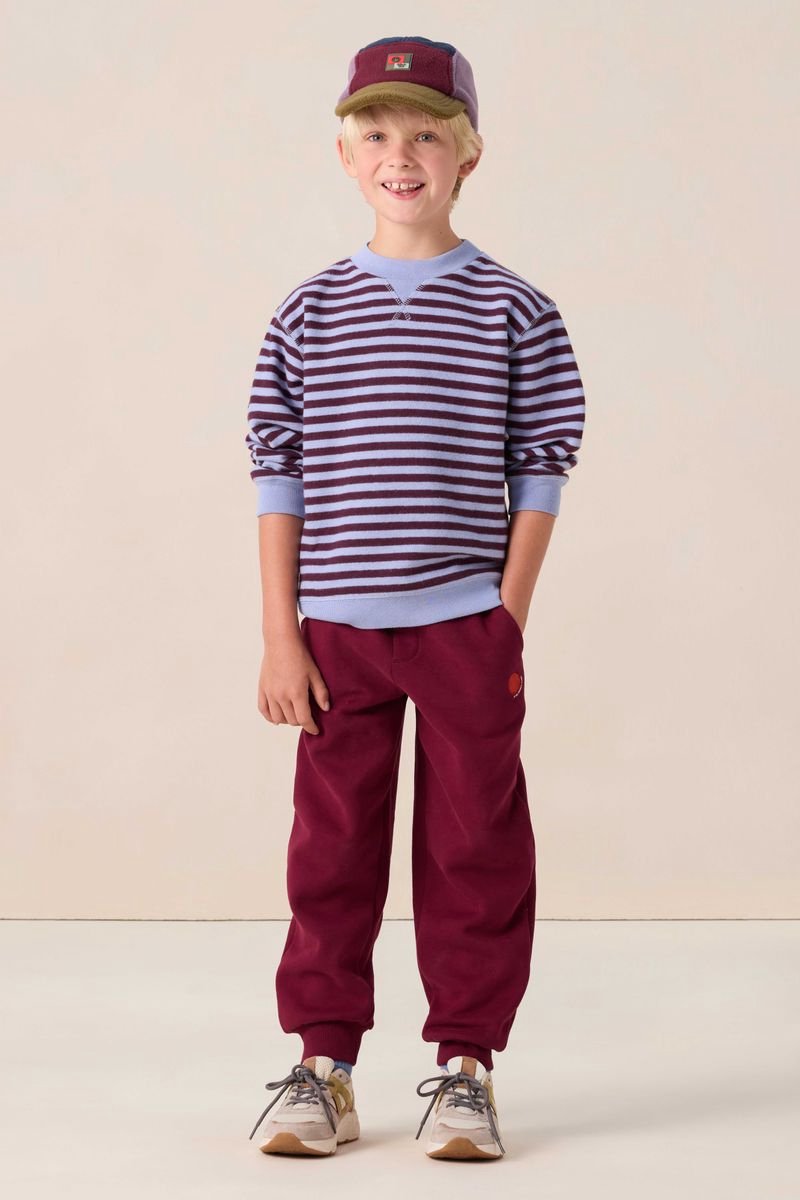 Sissy-Boy - Donkerrode sweatpants met artwork