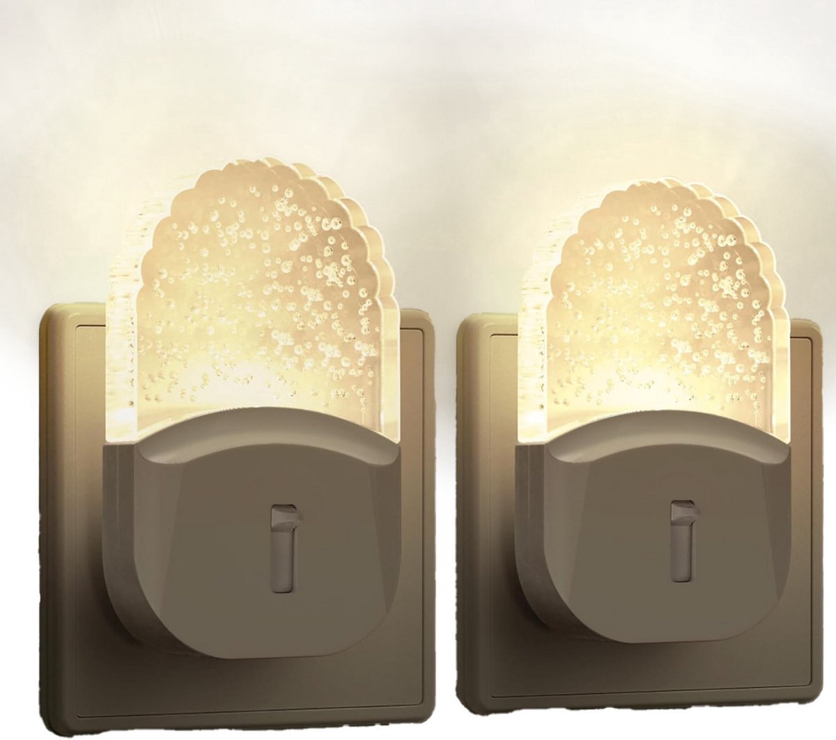 NBAP® Nachtlampje Stopcontact - Stekkerlamp Volwassenen - Slaaptrainer Slaapkamer Kinderen