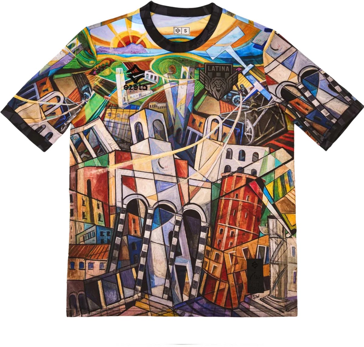 Latina Calcio Special Edition Voetbalshirt Sibò 2025 - Italië Voetbalshirt - Latina Calcio - Maat XL - Ezeta - Globalsoccershop