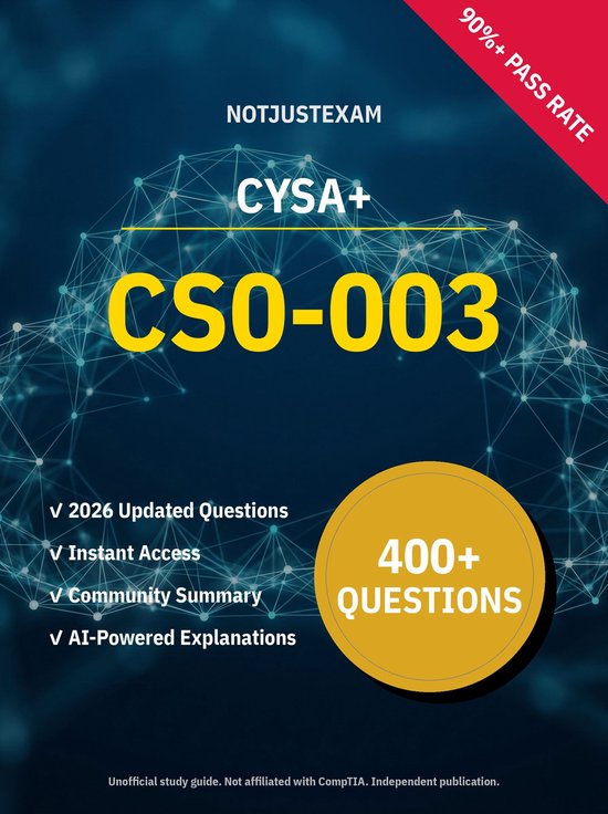 CS0-003 CySA+ 400+ Practice Questions CompTIA Study Guide (ebook ...