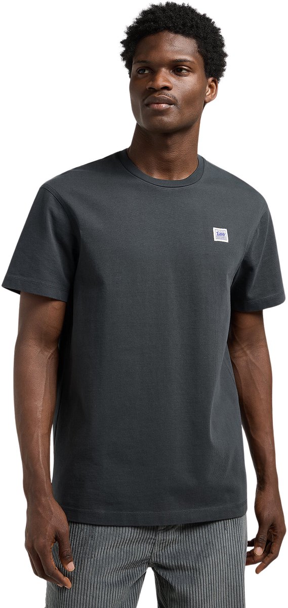 T-shirt Lee WW Washed Zwart