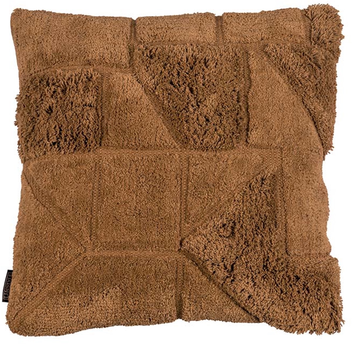 BRYAN PILLOW BROWN OCHRE 50X50