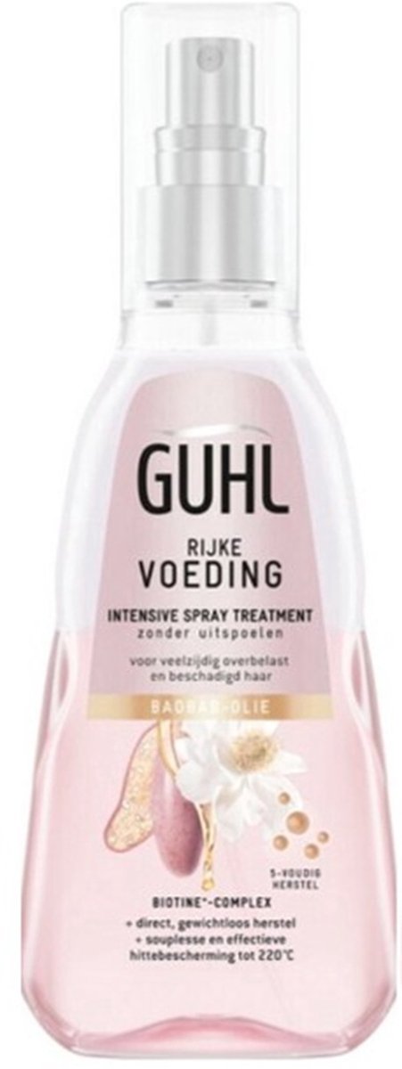 Guhl Rijke Voeding Intensive Spray Treatment Zonder Uitspoelen - 1 stuk & 180ml