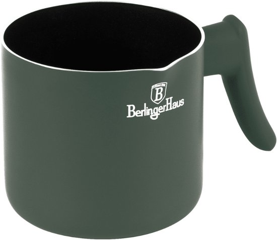 Berlinger Haus 8204 - Melkpan groen -1,2 Liter -12 Cm - Aluminium NIET geschikt voor inductie - Matt green collection