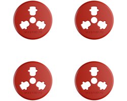 Propeller Motorbeschermers - 4 Kapjes - Rood - DJI Air 3/3S/Mavic 3 Pro/Classic