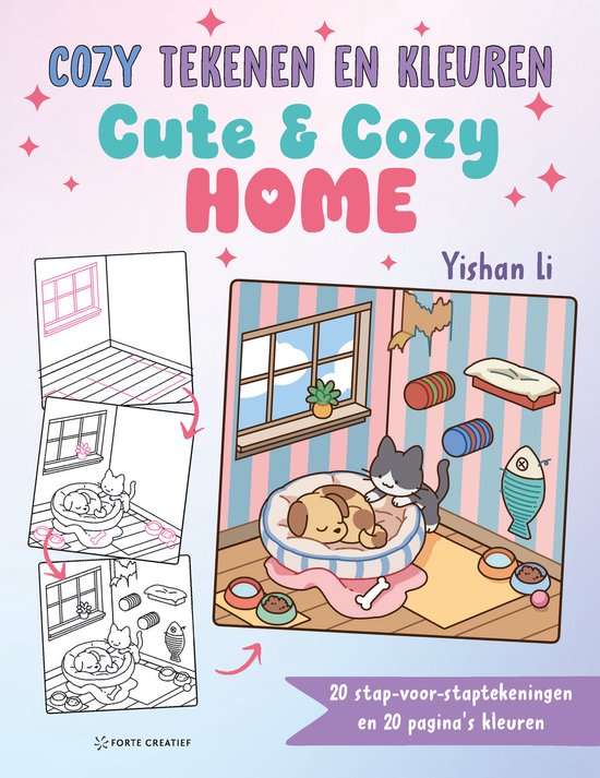 Cozy tekenen en kleuren - Cozy tekenen en kleuren - Cute & C ... - cover