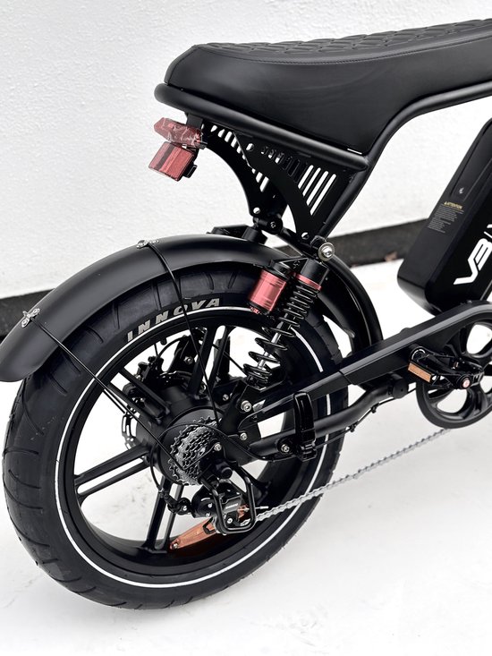 Vilolux® Fatbike electrisch Ultra - Legaal - Voorrek - Rijklaar - Niet opvoerbare fatbikes - 2 Jaar garantie - Hydraulische remmen - Alarm - Groot LCD Display - NFC vergrendeling - Zwart - City banden van Merkloos — afbeelding 3