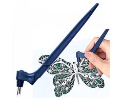 Papier knutsel snijgereedschap - Craft cutting tools pen - 360° Graden roterend snijmes – Hobby – Papierknipkuns - LOUZIR