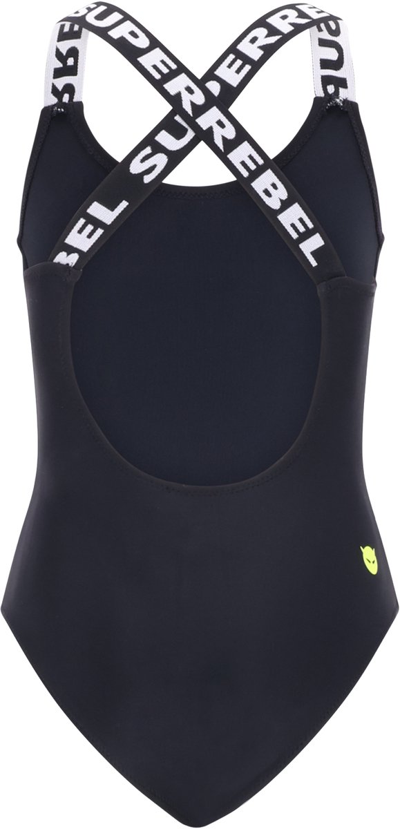 SuperRebel R601 - 5001 Meisjes Badpak Black — afbeelding 2