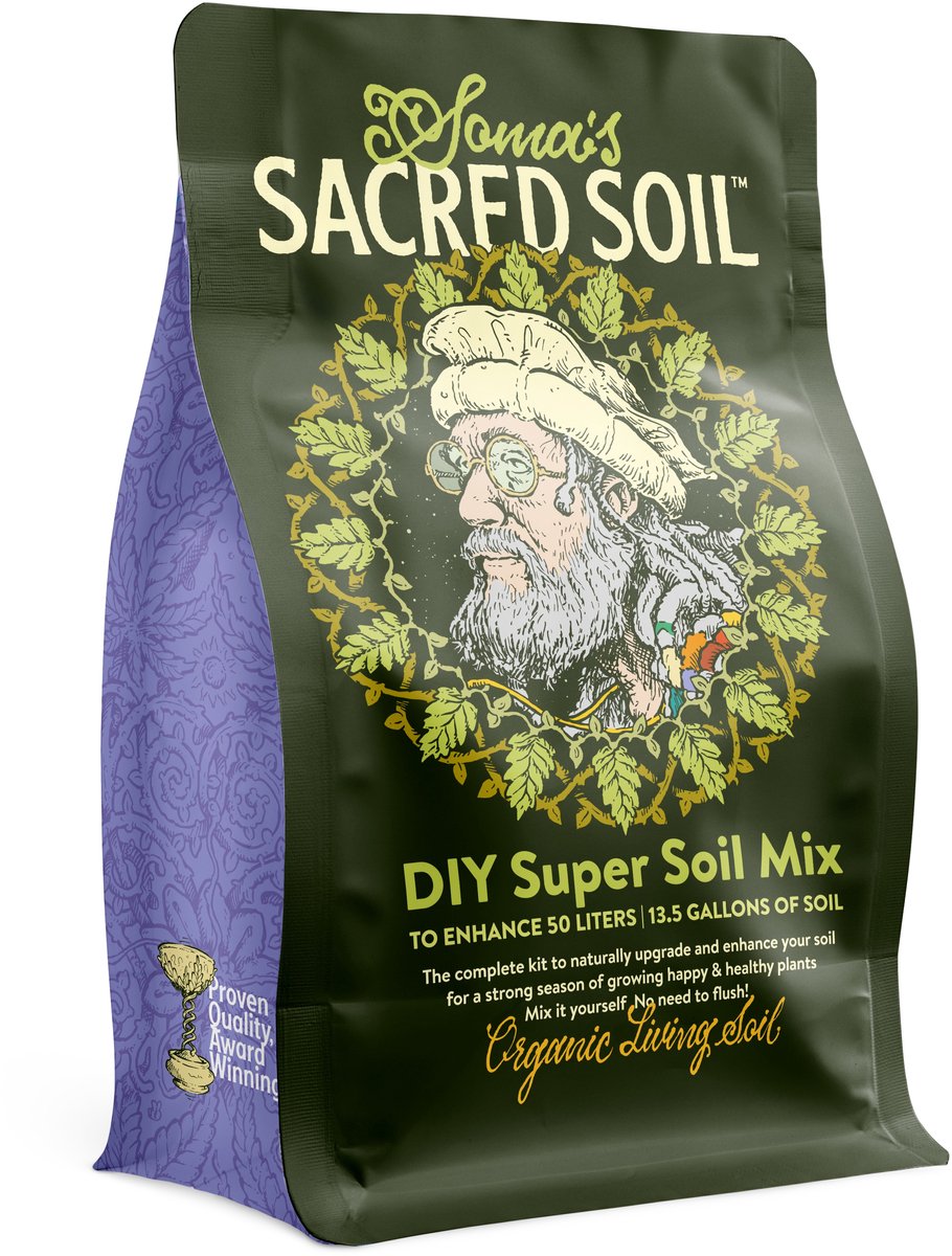 Sacred Soil Super Soil Mix – Biologische Bodemverbeteraar – voor 50L – Voor Groei & Bloei