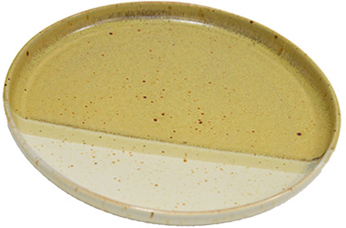 Animal Boulevard Design Ceramix Keramische Voerbak/ Bord - Kleur: Geel - Ø15 cm - 100 ml