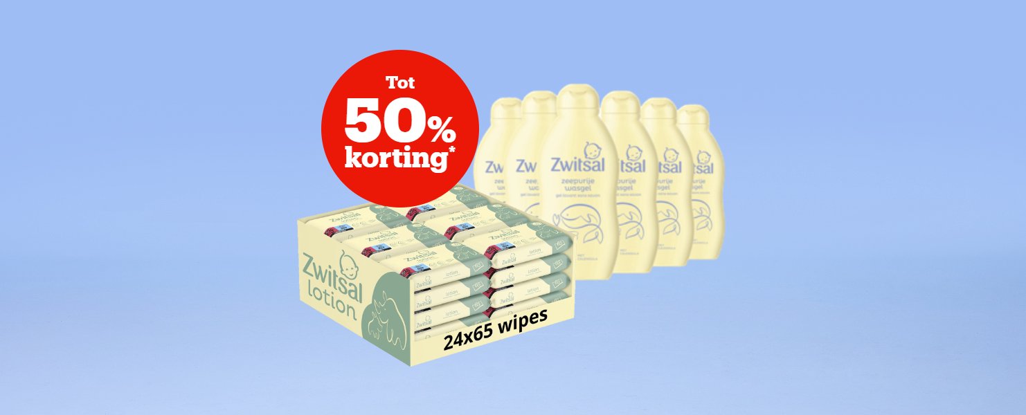 Tot 50% korting* Tot 50% korting*