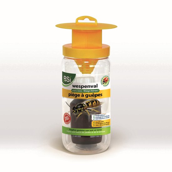 BSI - Wespen- en hoornaarval met ecologische lokstof Wasp Attract - Nuttige bijen worden niet aangetrokken - 200 ml
