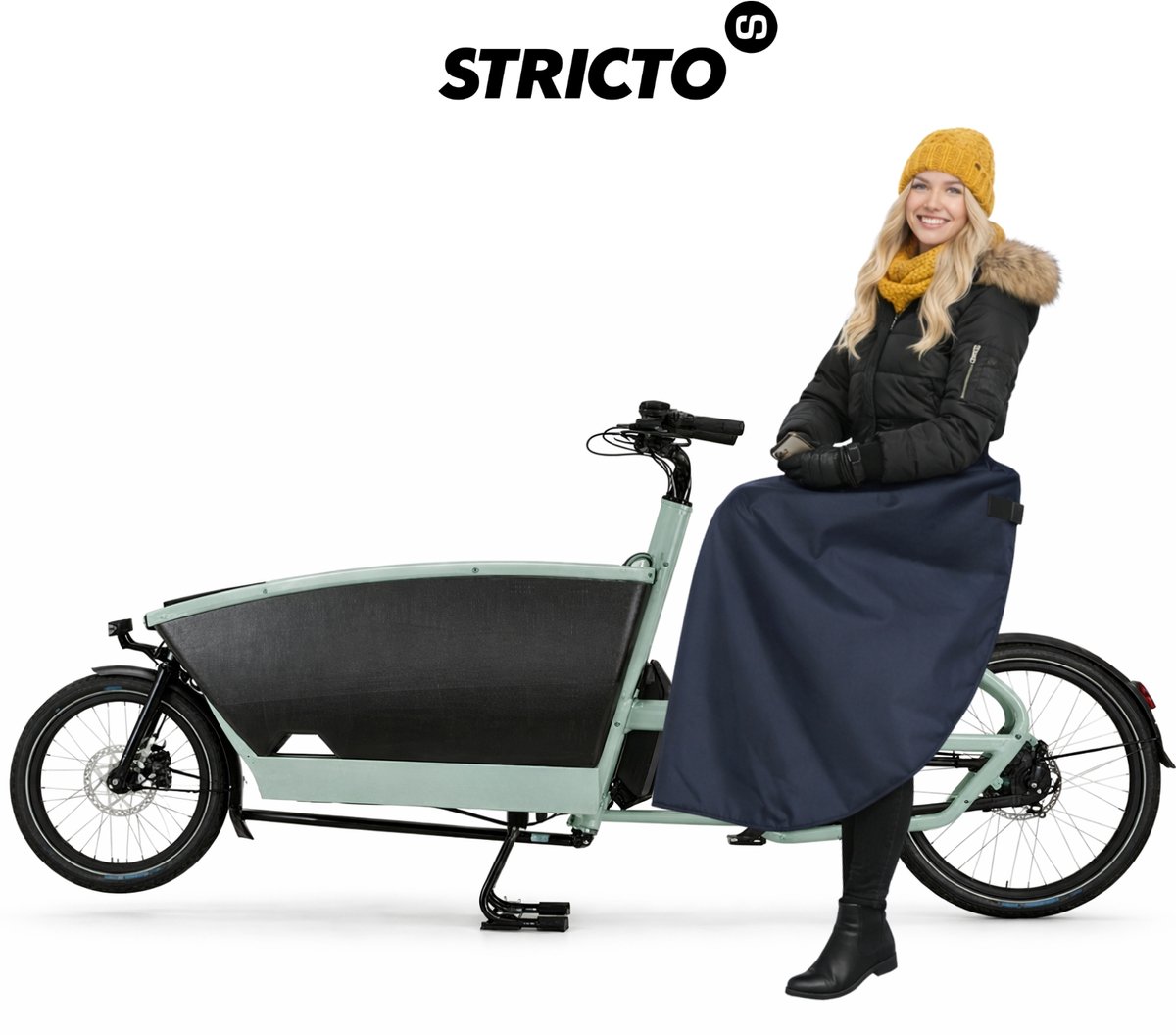 SUPER DEAL - Stricto Bakfiets Beenkleed – Universeel – Waterdicht & Winddicht