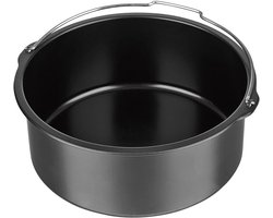 Bakpan Voor Drukpan Airfryer En Oven - Bakblik Airfryer Accessoire - Geschikt Voor 3 QT Tot 5 QT Drukpannen En 3 QT 5.3 QT Airfryers - Geschikt voor InstantPot COSORI Ninja Foodi Gowise Philips NuWave Power Farberware En Meer
