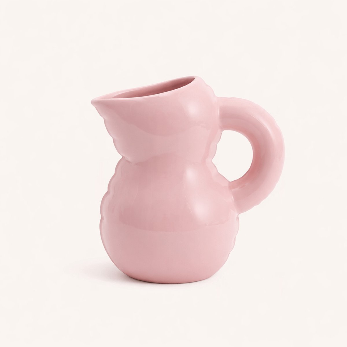 Emily Jug - Home Studyo - Blow Up Collectie - Bubblegum Gloss Roze - Design Waterkan - Design Karaffe