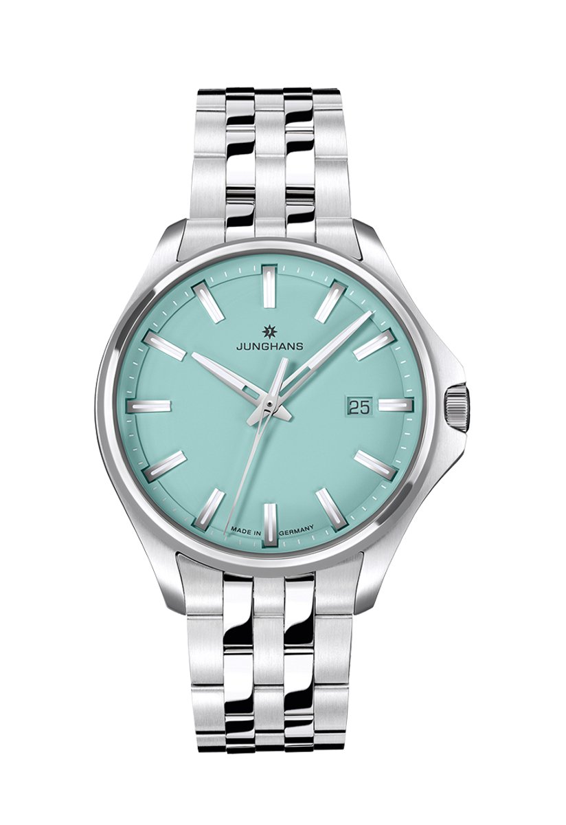 Junghans Meister S Quartz 47-4530.44 heren horloge - dames horloge - luxe horloge - tiffany wijzerplaat