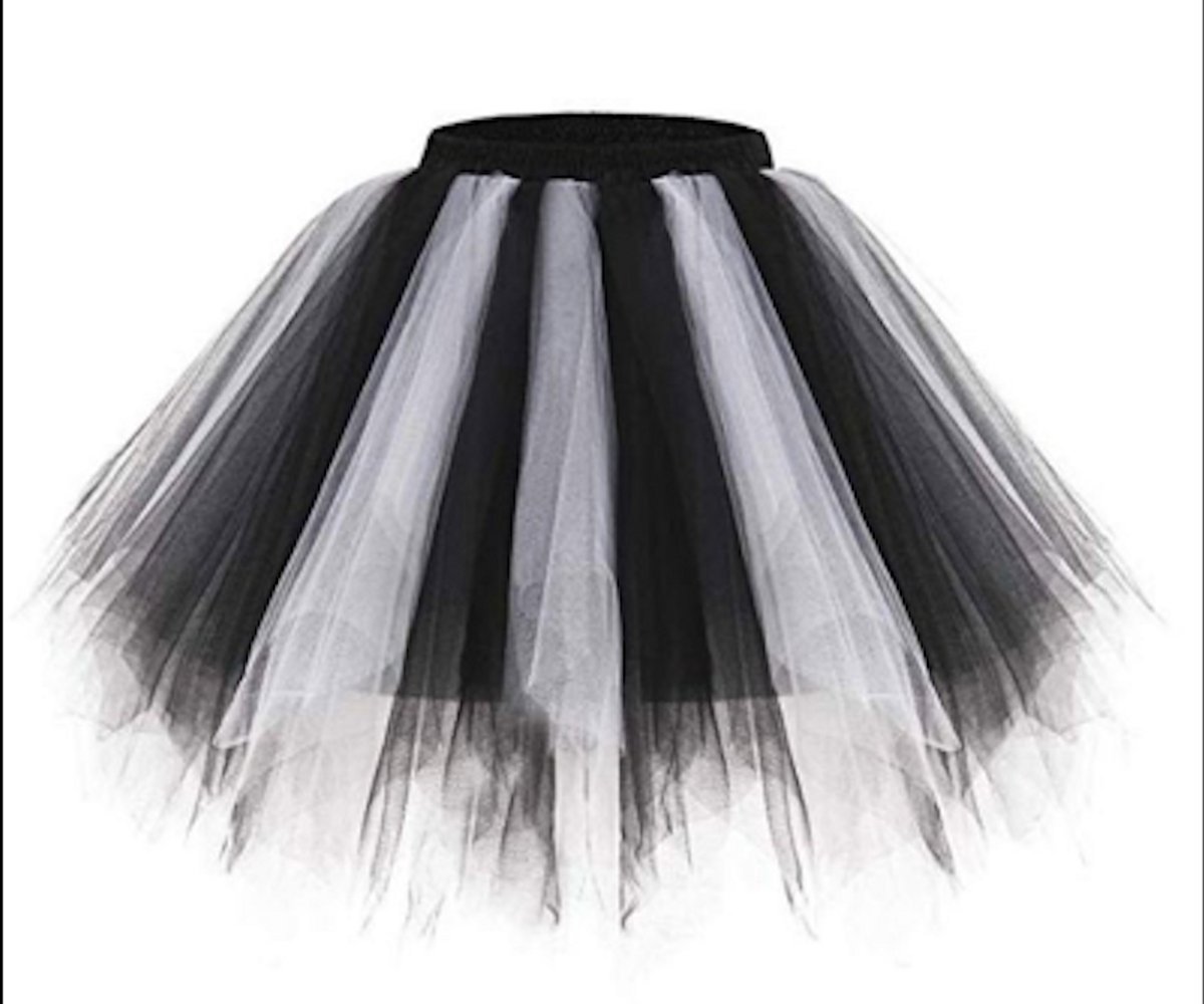 Volle Supertutu kind zwart-wit