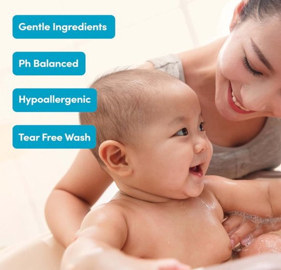 Aveeno Baby Welcome Little One Cadeauset - 5-delige Complete Verzorging voor Pasgeboren Baby - Body Wash & Shampoo, Kalmerende Badwash, Vochtige Doekjes, Dagcrème & Balsem van Merkloos — afbeelding 5