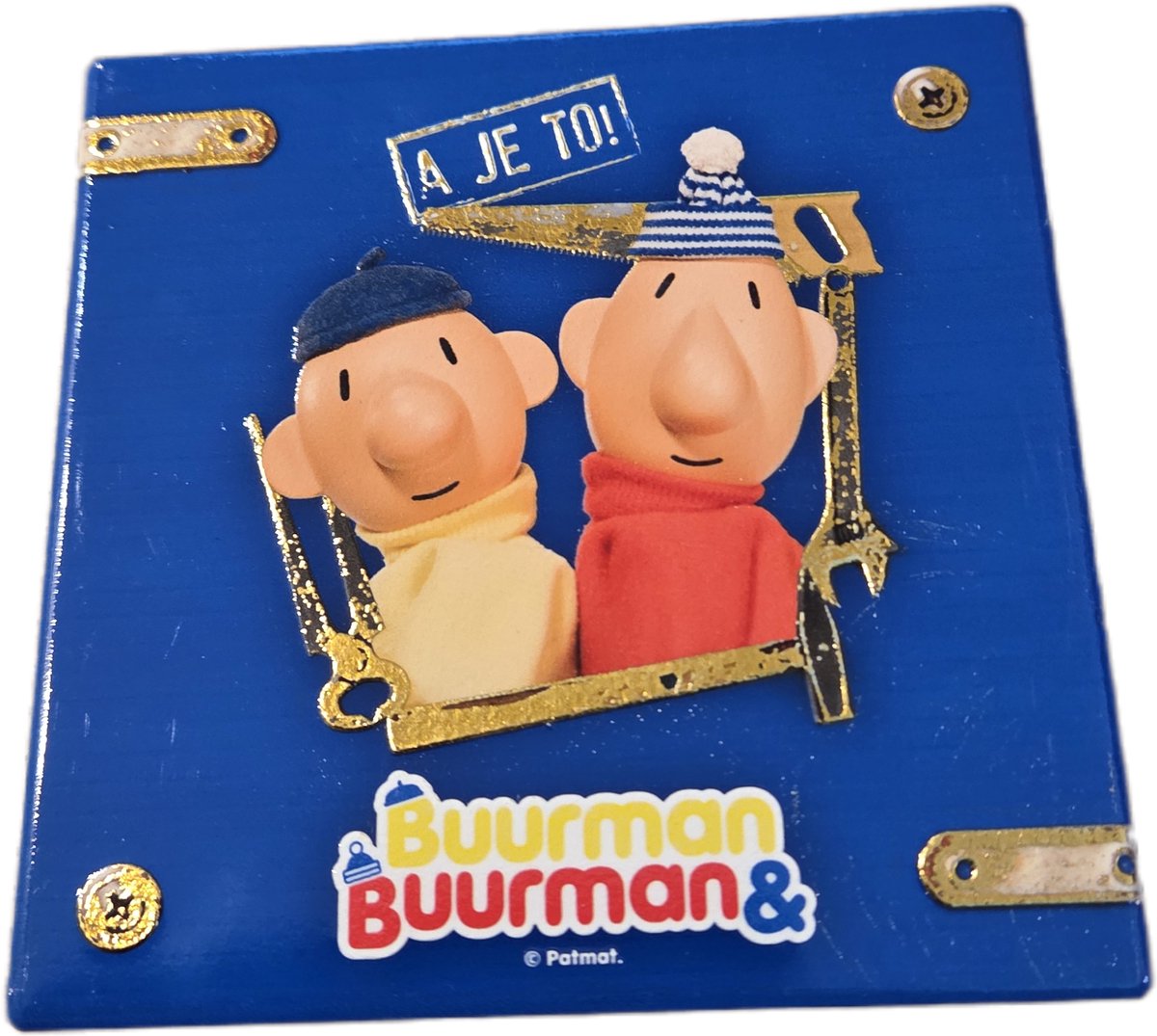 Buurman en Buurman - 11 x 11 x 0.6 cm - Tegel - Wandtegel - Spreuk - A je To!