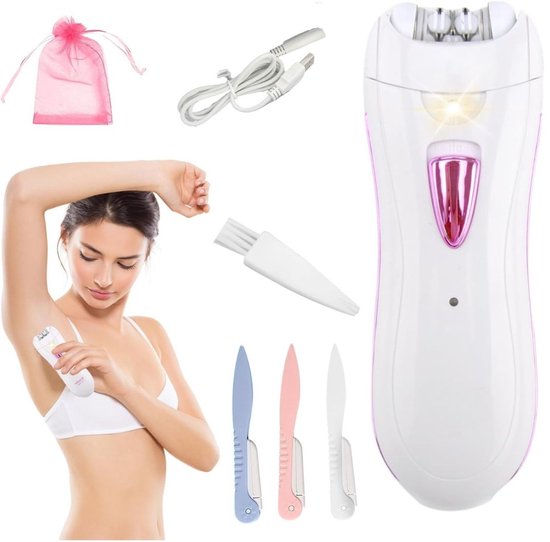 Core® Epileerapparaat dames - Epilator Gezicht & Lichaam - Ladyshave – Wit - 12cm x 4cm x 2cm