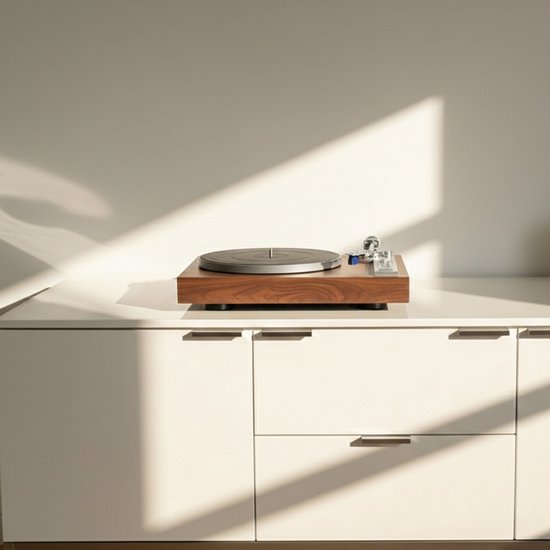 Lenco Platenspeler met Bluetooth - Direct drive - Ortofon 2M Blue cartridge - LBT-515WD - Hout — afbeelding 5