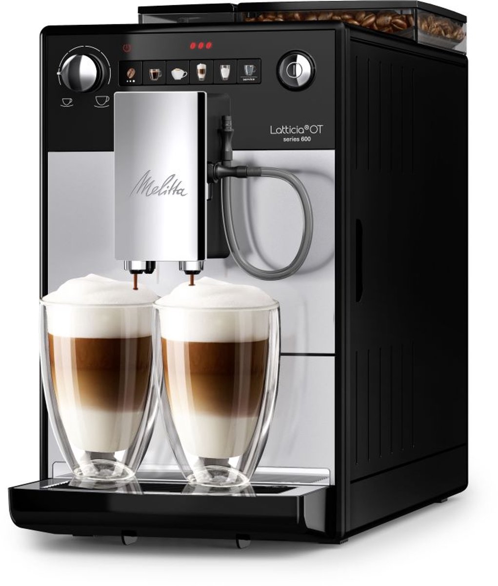 Melitta Latticia OT Volautomatische Koffiemachine Zilver - afbeelding 2