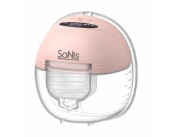 SoNis Elektrische Draadloze Borstkolf Slim – Handsfree & Draagbaar – BPA-Vrij – Enkele Borstkolf – Roze