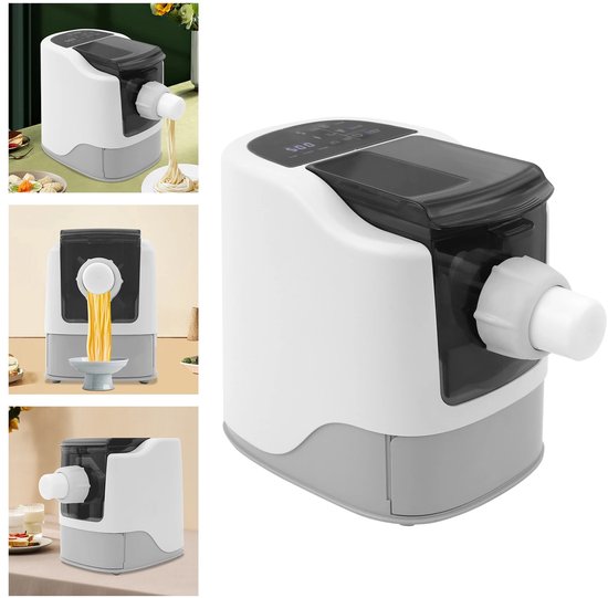 Sensova - Pastamachine 260W Elektrisch - Pastamaker - Pasta Maker met 13 Pastamallen en Dumplingvorm - 500g Capaciteit - Volledig Koperen Motor - Automatisch Kneden en Extruderen - Veiligheidsdeksel - EU-Stekker voor Thuisgebruik van Merkloos — afbeelding 3