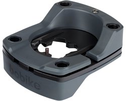 Bobike Zwarte A-head Bevestiging Voor Mini Voorzitjes Met Geïntegreerde Kabels