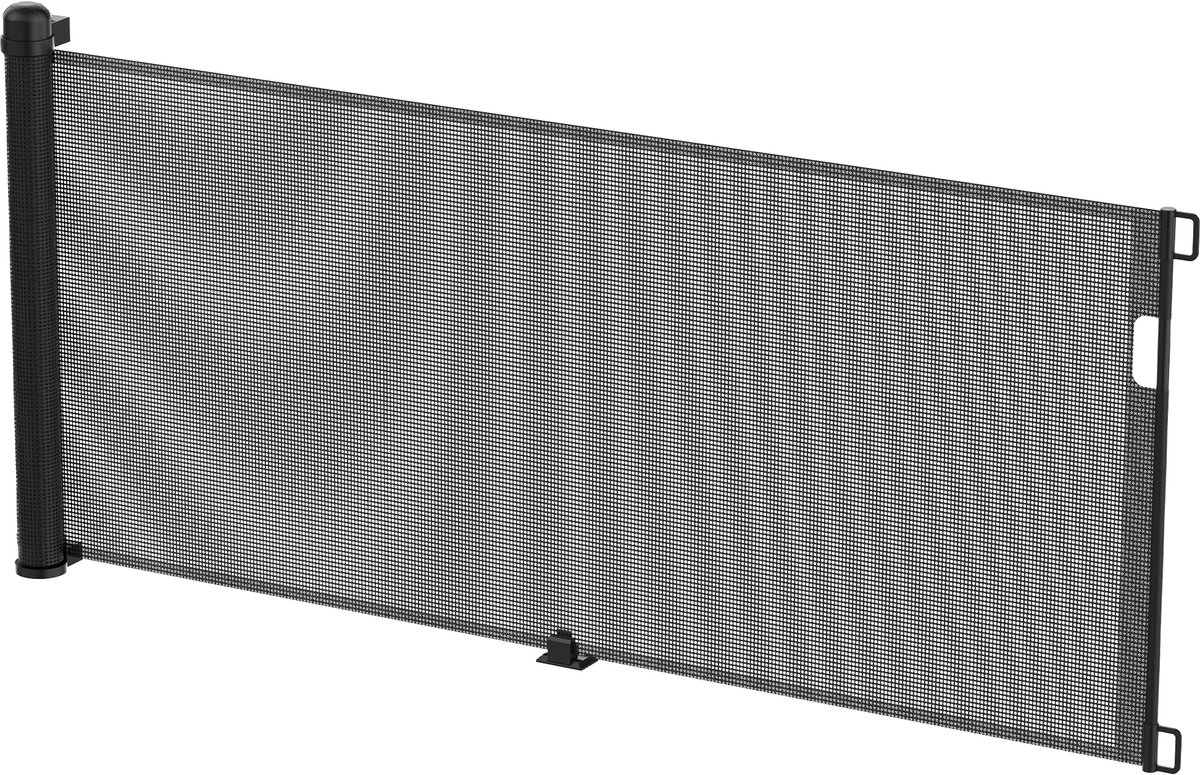 PVC traphekje 0-300 cm uitschuifbaar deurhekje veiligheidshekje rolgordijn huisdierbarrière baby traphekje kinderveiligheidshekje huisdierveiligheidshekje voor trappen, deuren en keukens (wit) NAIZY