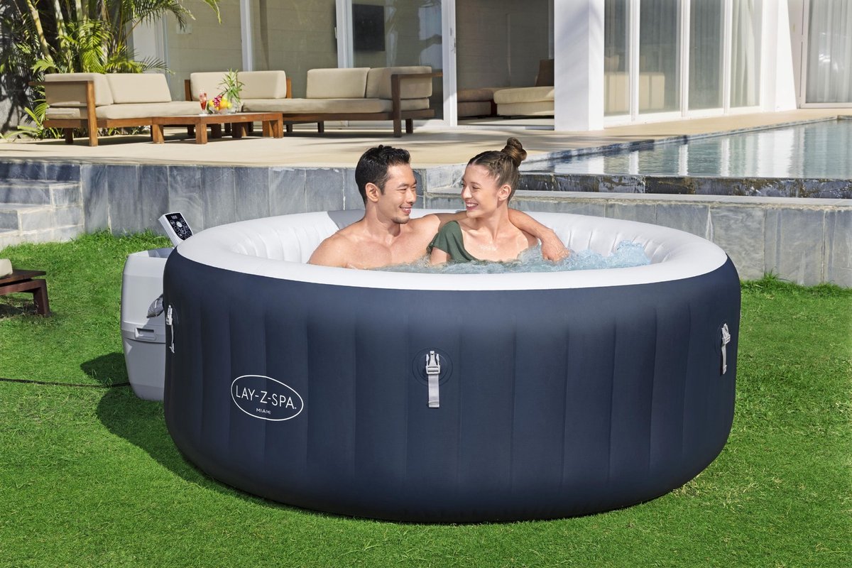 Bestway Lay-Z Spa Miami Opblaasbare Spa 4 Persoons Airjet - afbeelding 2