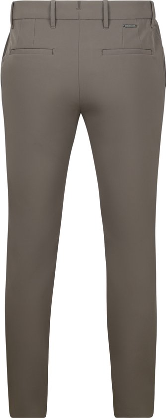 Achterkant van een grijze chino van Alberto.