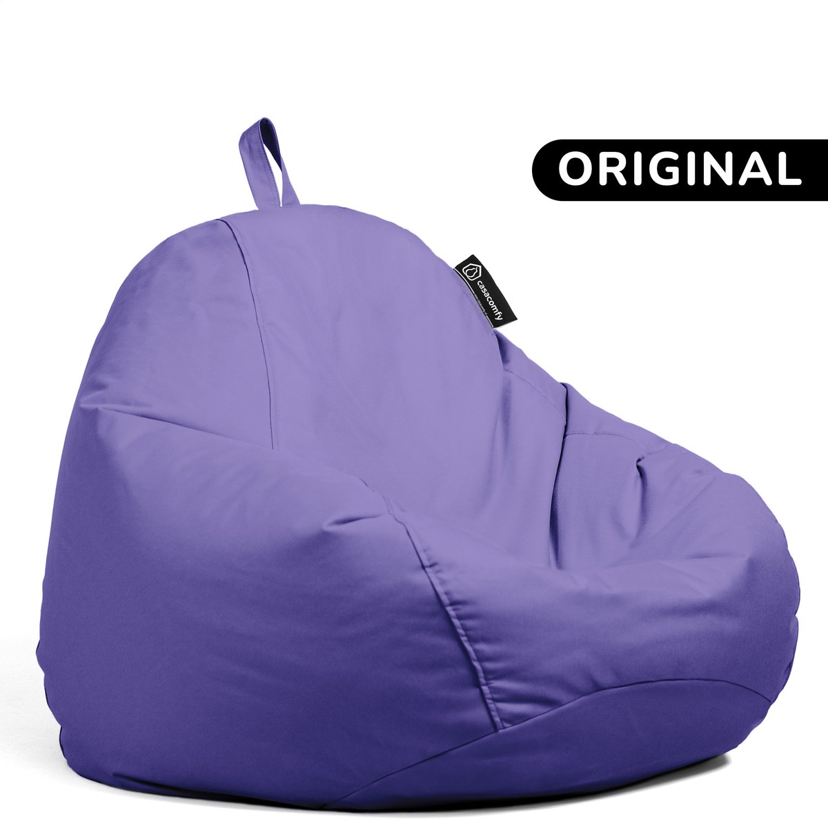 Casacomfy Pear Original - Zitzak Kind & Volwassenen - Binnen & Buiten - Waterbestendig - Paars