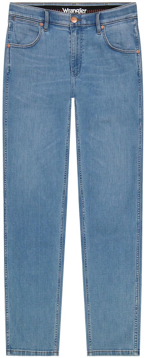 Wrangler Greensboro Heren Regular Straight-fit Jeans Tabacco Ice Blauw