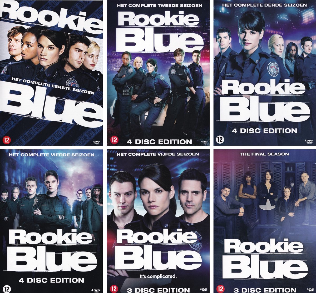 Rookie Blue - Complete Serie - Seizoen 1 t/m 6