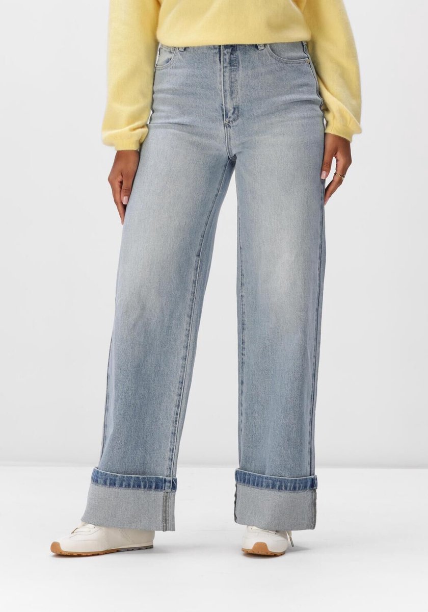 ABRAND JEANS High Wide Jordan Jeans Dames - Broek - Lichtblauw - Maat 29