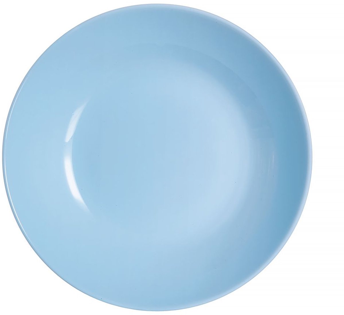 Luminarc diep bord voor soep, rond, 20cm, blauw, Diwali