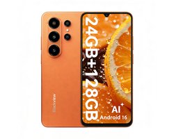 Blackview WAVE 10 Smartphone 4G AI - DUAL SIM - 32 GB RAM - 128 GB ROM - Octa Core - Android 16 - 6,88 inch - 5000mAh - Oranje