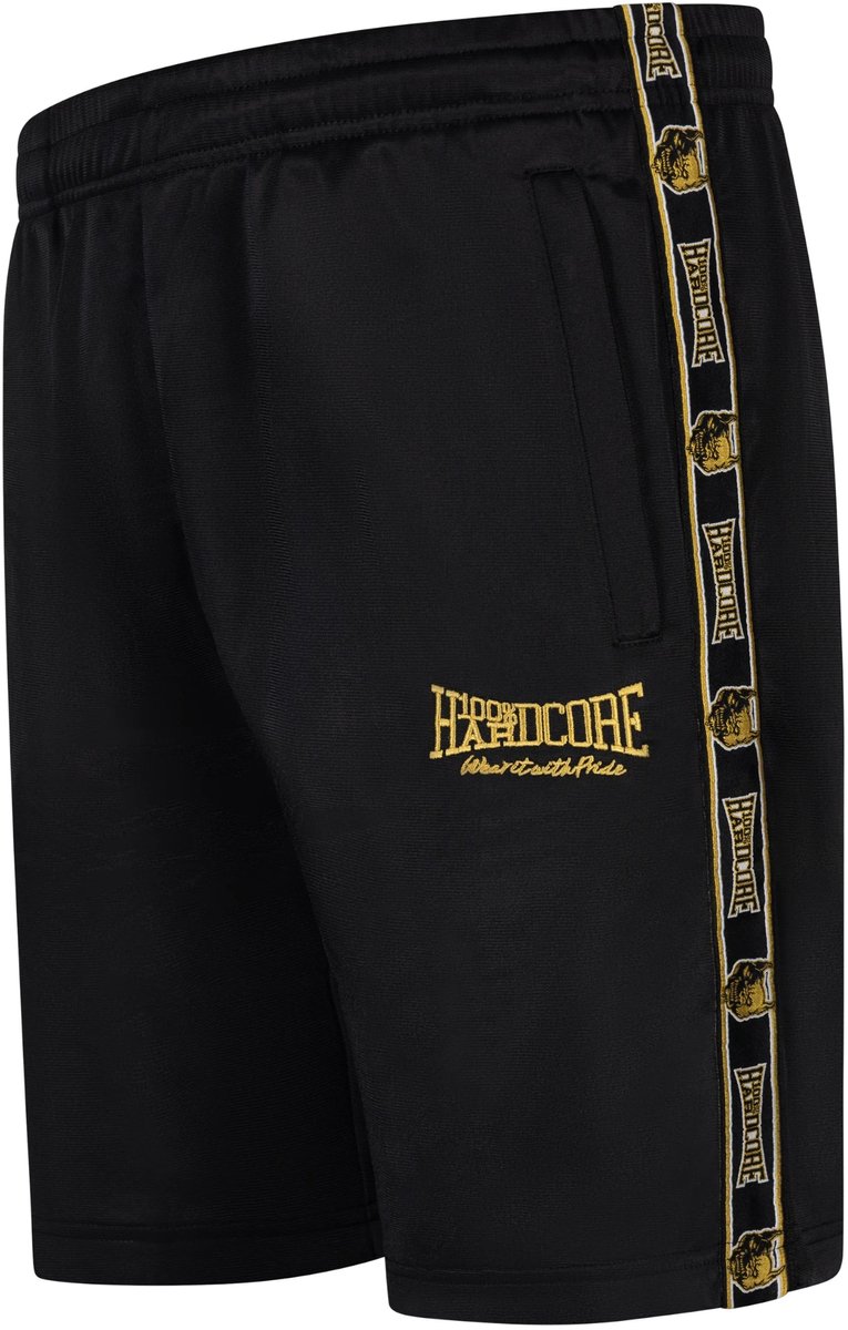 100% Hardcore Korte Trainingsbroek Essential Goud - Maat: XXL