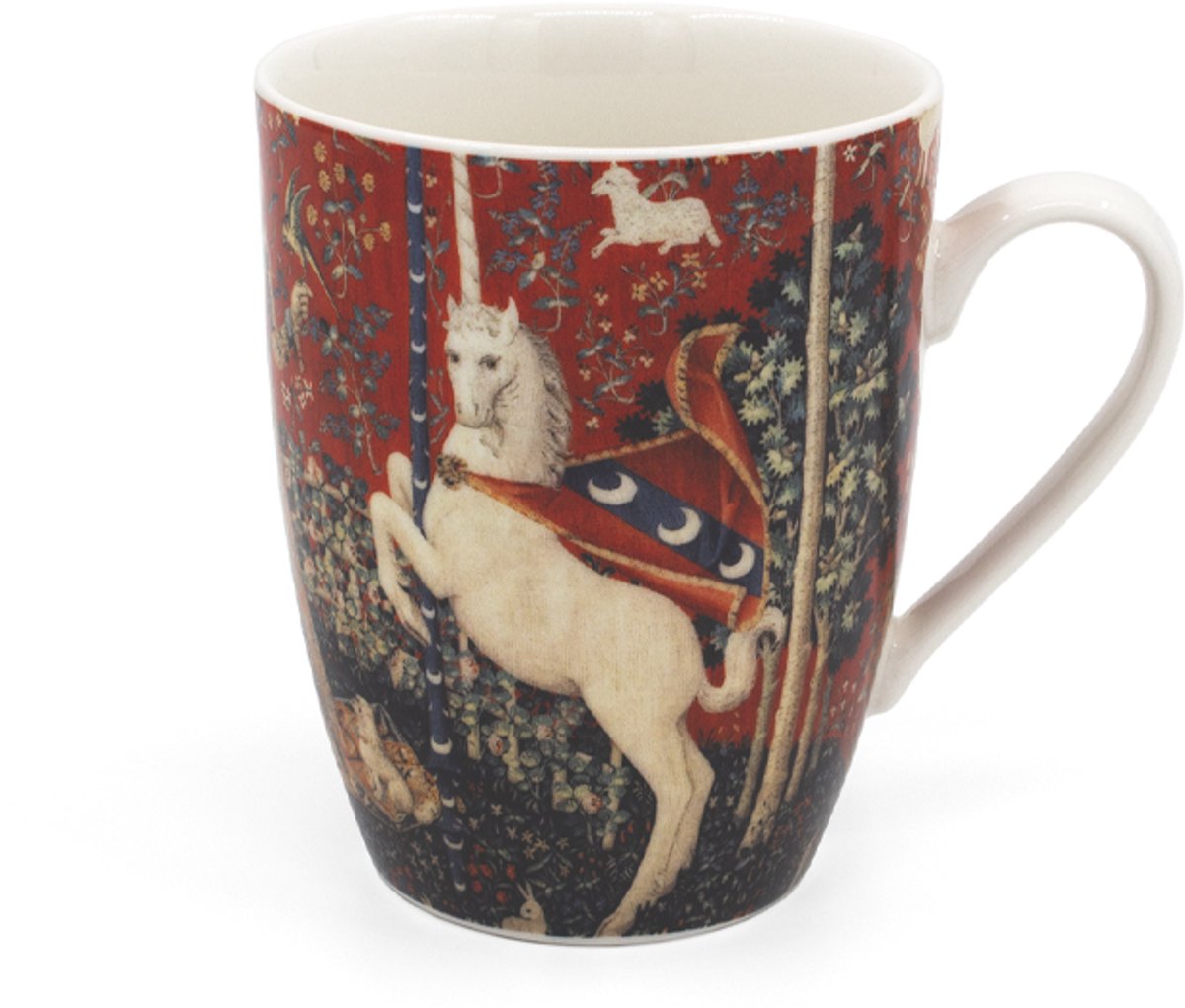 Servies Mok Porselein 310 ml – De Dame en de Eenhoorn – Museum Editions