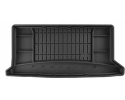 Premium Rubber Kofferbakmat met Organizer Functie – Geschikt voor FORD Ka II Hatchback 2008-2016 – TPE Rubber – Hoge Rand 5 cm – Antislip & Geurloos