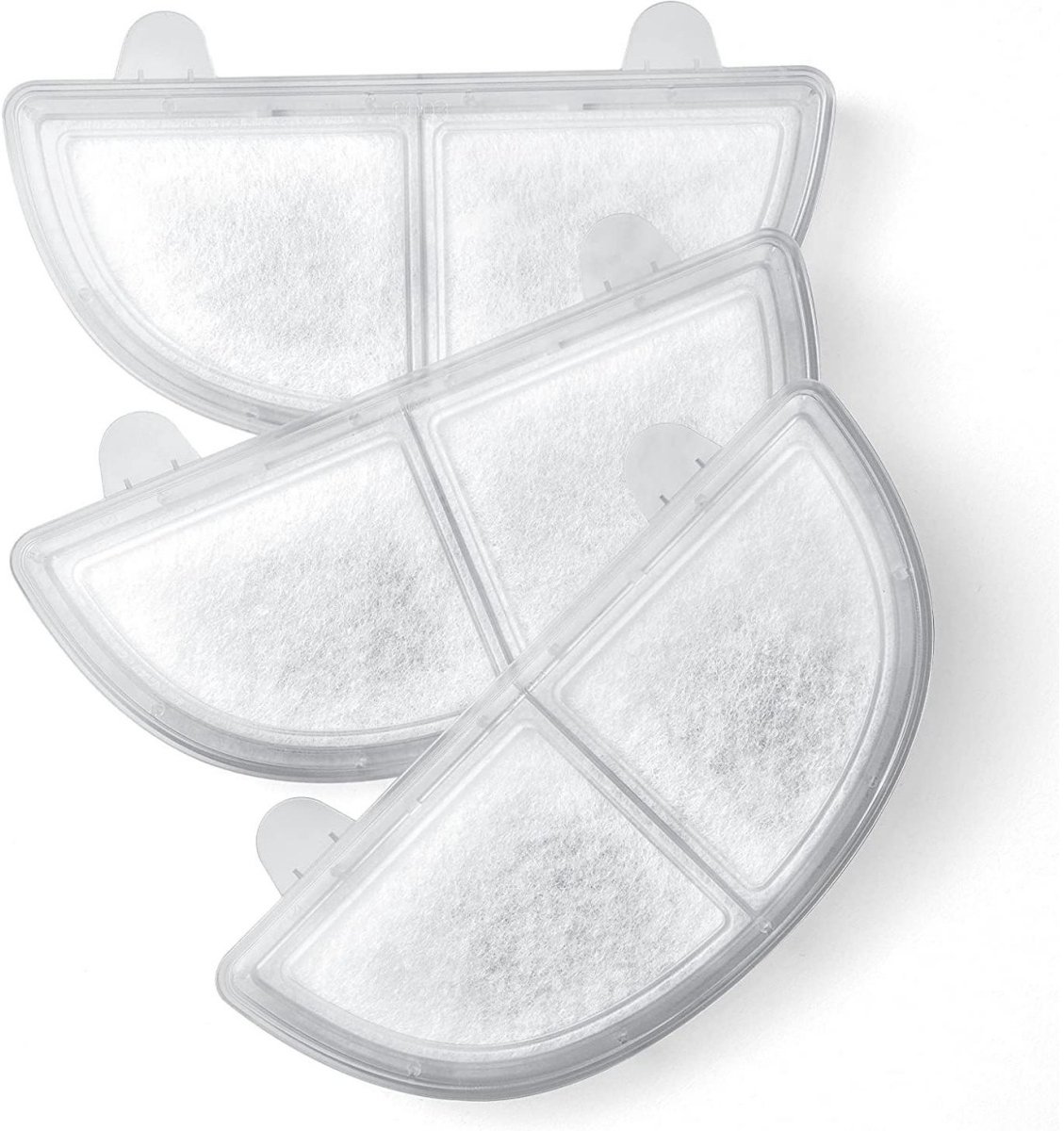 GELLDG Waterdispenser filterpatronen - 3 stuks - Waterdispenserfilter voor katten - Vervangende filterpatronen geschikt voor waterdispensers geschikt voor katten en honden - Wit