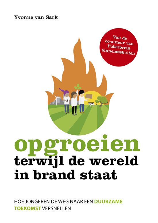 Opgroeien terwijl de wereld in brand staat - cover