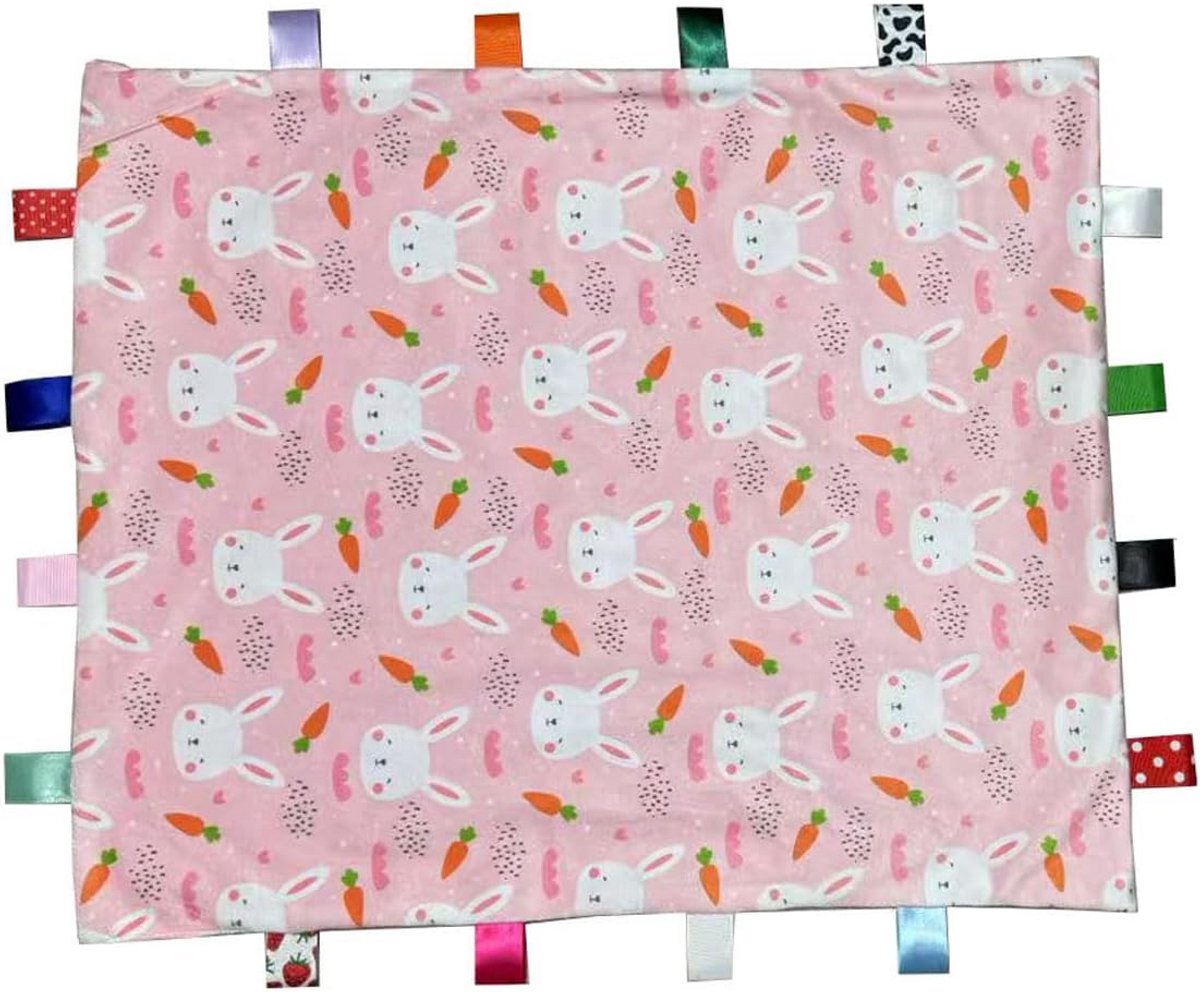 Zachte Babydeken met Labeltjes voor Jongens en Meisjes - Knuffeldeken & Speelkleed