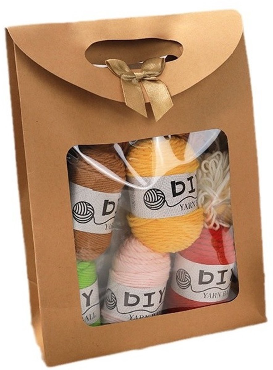 L-B3.1 DIY2604-158 DIY Crochet Kit - Flowers 5pcs