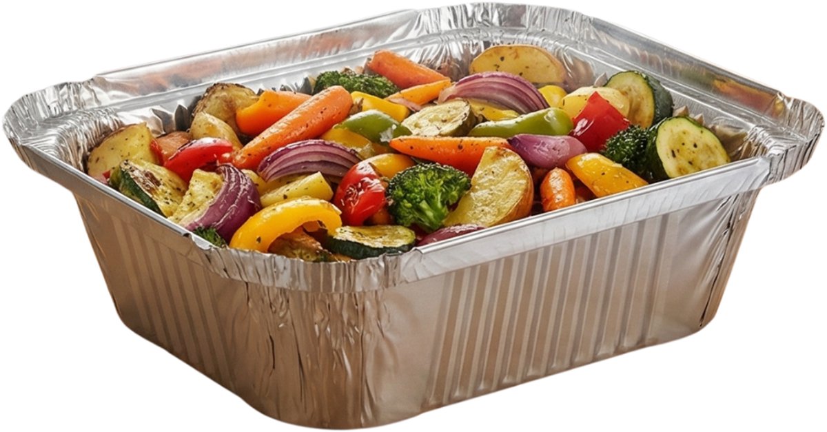 Aluminium drip pans 6pc