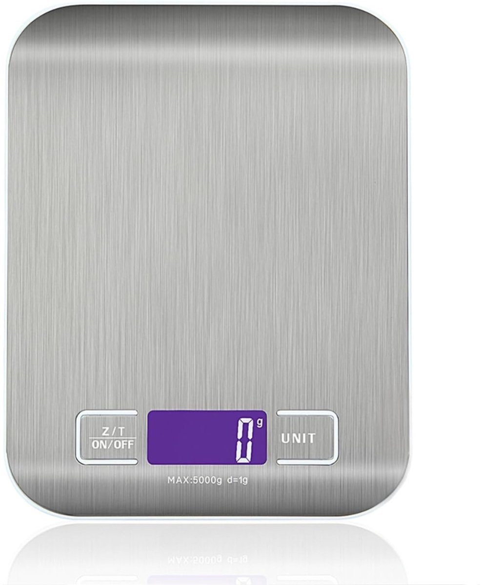 Keukenweegschaal Digitaal – Weegschaal Keuken – USB Oplaadbaar – 5kg