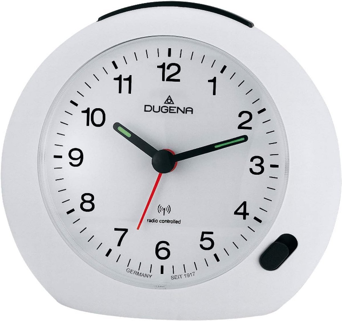 Wekker met radiofunctie, Snooze, en Nachtverlichting - Wit